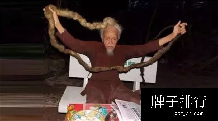 世界上头发最长的男人 70岁的越南老汉（长发男人）